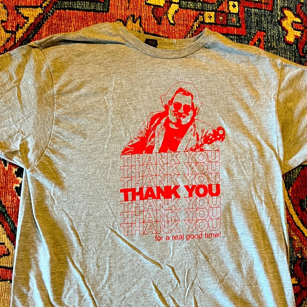 Jerry Garcia Grateful Dead “Thank you for a real good time” shirt size L